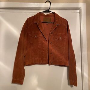 Cropped American Eagle corduroy jacket